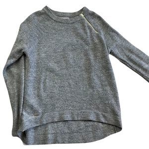 ABERCROMBIE & FITCH Gray Sweater with zipper detail size medium